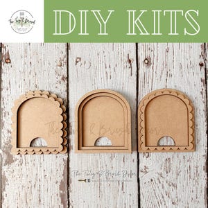 DIY Mini Arched Easel Sign Frame Kit | Interchangeable Boho Decor