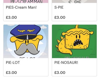 All 6 Pie Cards