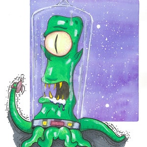 Kang Or Kodos The Simpsons Print