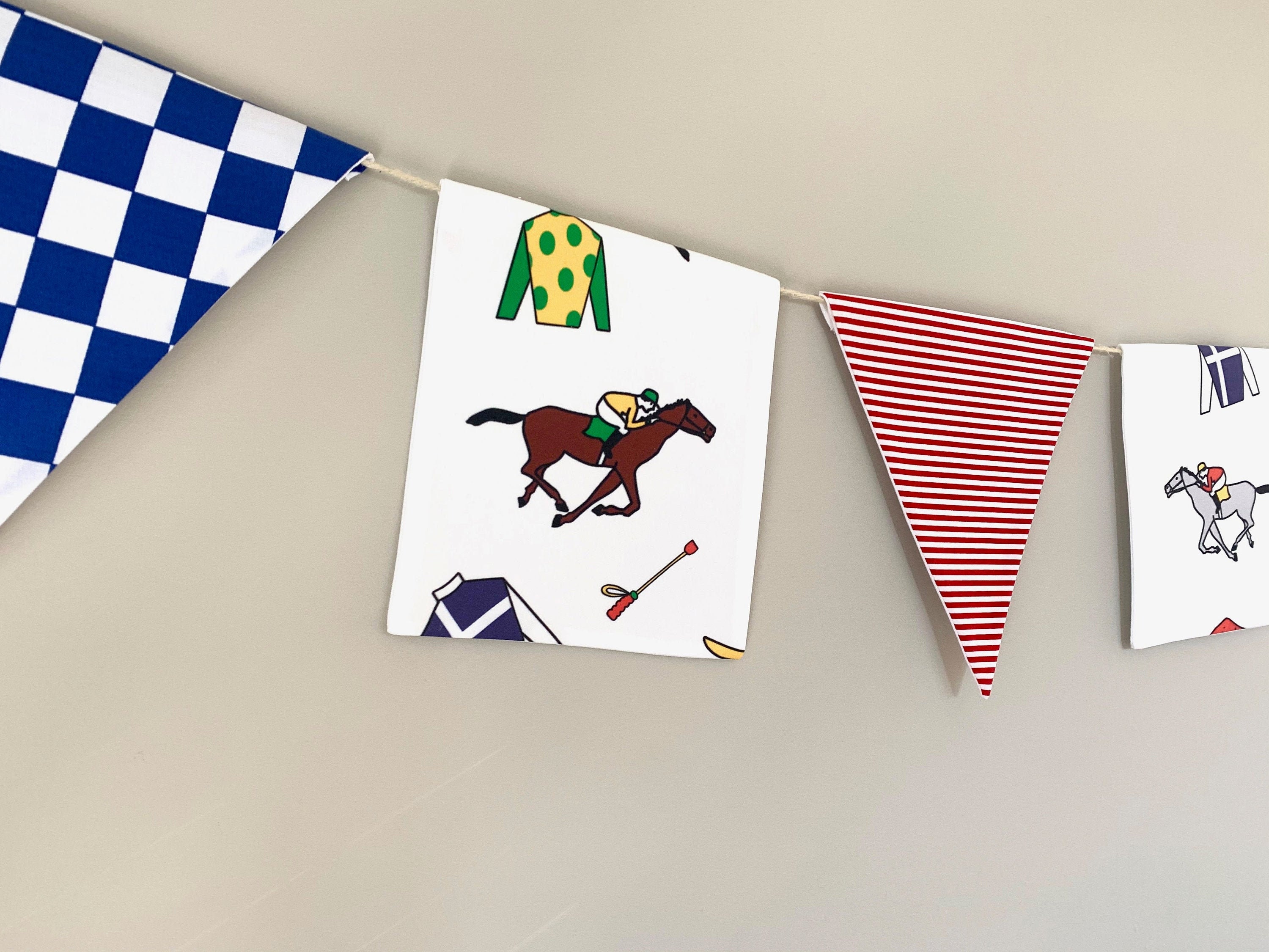 Horse Show Banner Horse Race Garland Horse Theme Party Etsy
