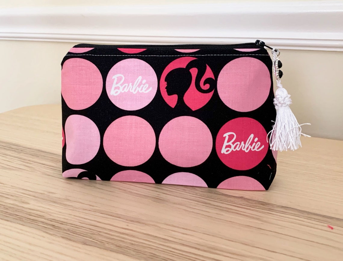 Barbie Makeup Bag Barbie Cosmetic Bag Barbie Lover Gift Free | Etsy