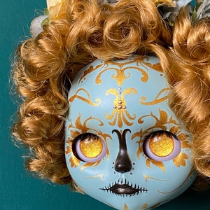 Catrina Turchese Calavera Blythe Doll custom OOAK