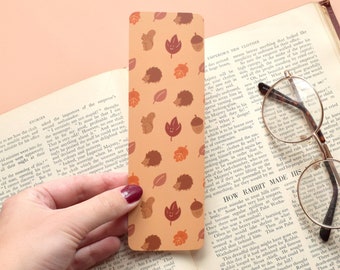 Autumn Animal Bookmark - Fall Friends Patterned Book Mark