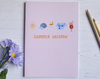 Summer Dreaming Journal Notebook - Summer Fun Planner