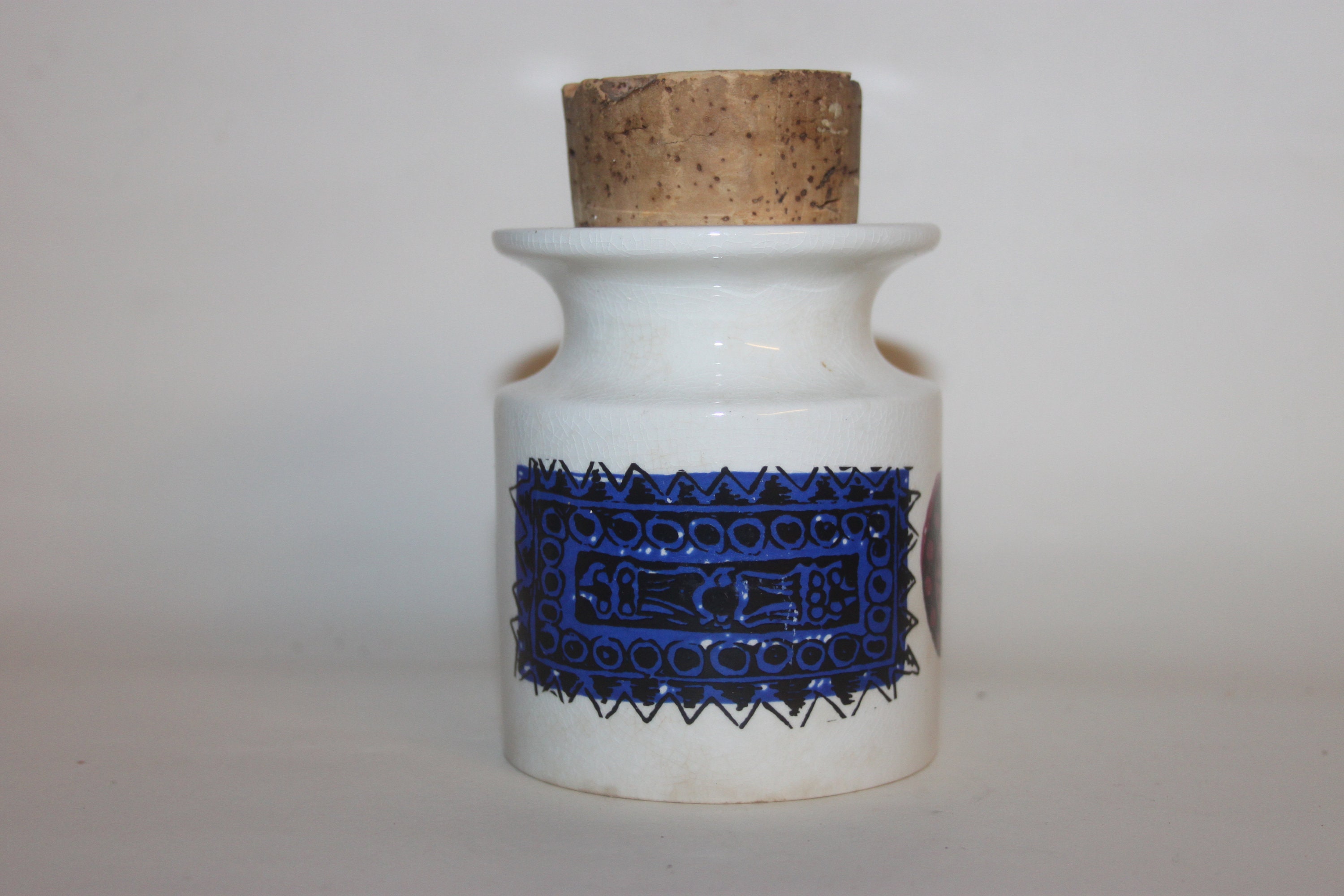 Set of Four Portmeirion Herb Spice Jars Talisman Pattern Etsy UK