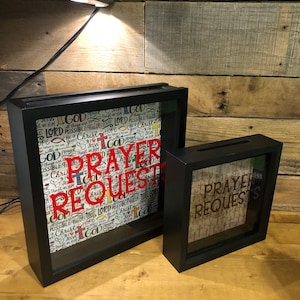 Prayer box, Church Camp, Summer Camp, Prayer Box, kids ministry, children's church, youth ministry, Religious Decor image 2