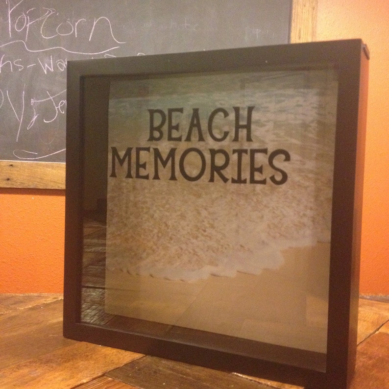 Seashell Collection Beach Memories Box 12x12 Display Etsy