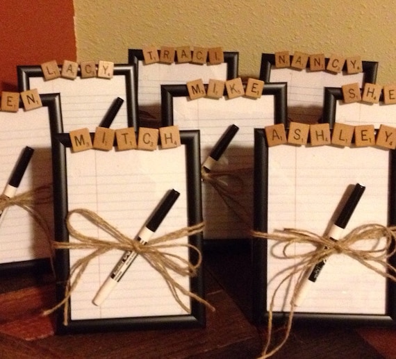 Employee Gifts, Dry Erase Board, CHOOSE ANY NAME or Word, Office Party Gift,  Coworker Gift, 5x7, Volunteer Gift 