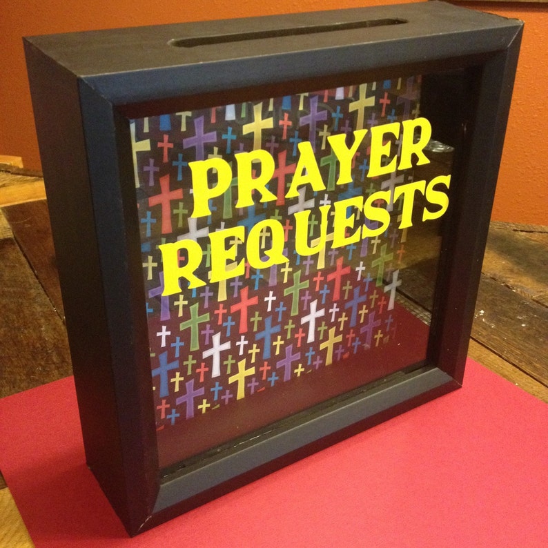 Prayer box, Church Camp, Summer Camp, Prayer Box, kids ministry, children's church, youth ministry, Religious Decor image 3