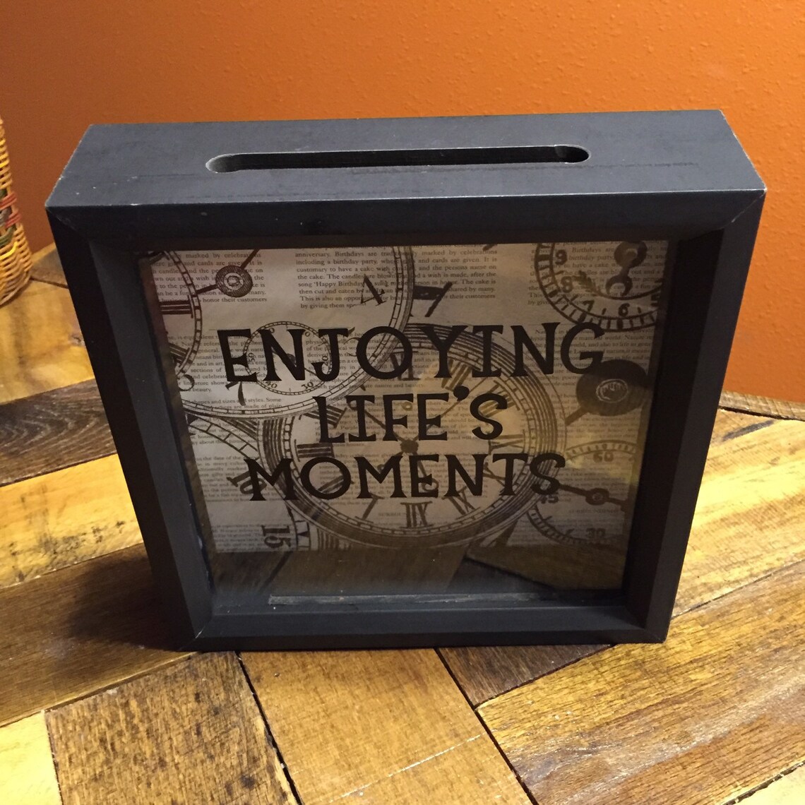 MEMORIES Memory Keepsake Box Ticket Stubs 8x8 Shadow Box Etsy