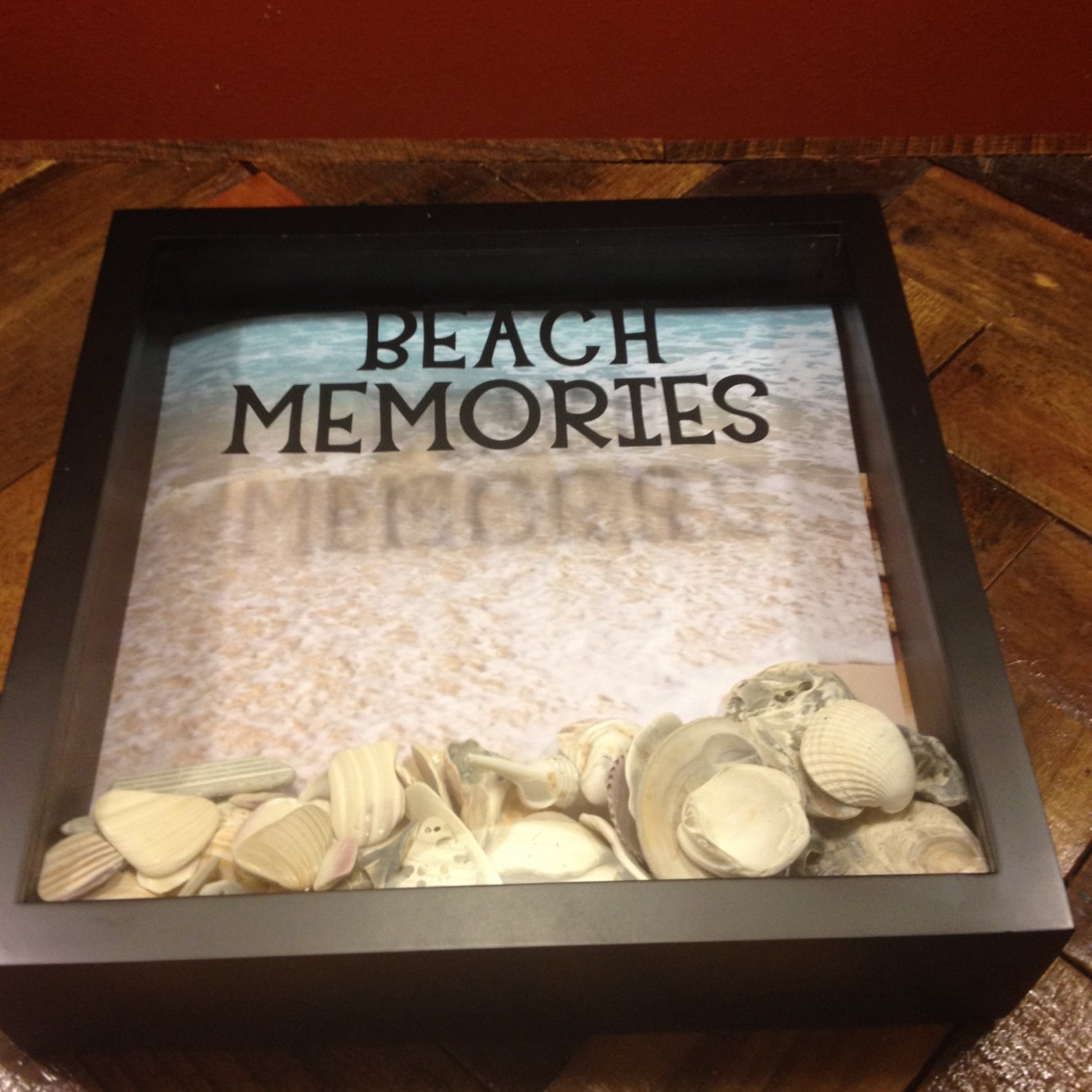 Seashell Collection Beach Memories Box 12x12 Display Etsy