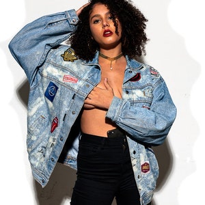 denim jackets badges Marylin