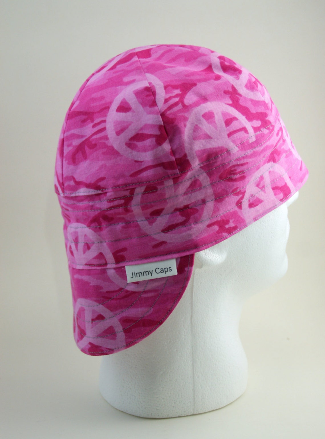Pink Camo Peace Custom Welders Hat Fitters Cap Etsy