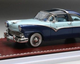 Ford Fairlane CV Blue/Blue 1955 GIM 036A 1:43 Gim Great Iconic Models Rare Gift Present Brand New Metal Model Collectible
