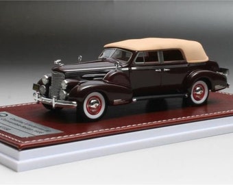 Cadillac V16 Series 90 Convertible Maroon 1938 GIM 006A 1:43 Gim Great Iconic Models Rare Gift Present Brand New Metal Model Collectible