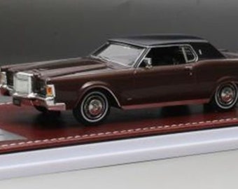 Lincoln Continental Mk III 1971 Brown Metallic GIM 010A 1:43 Gim Great Iconic Models Rare Gift Present Brand New Metal Model Collectible