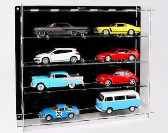 Atlantic Display Case Multicase for 1:24 scale 8 cars 4x2 Brand new (cars not included)