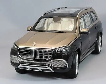 Mercedes Maybach GLS 600 Gold/Black 1:18 PAR 98402 Paragon Rare Gift Present, Brand New Metal Model Collectible