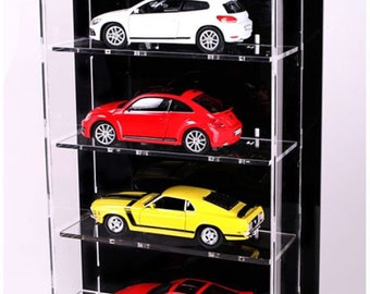 Atlantic Display Case Multicase for 1:24 scale 4 cars 4x1 Brand new (cars not included)