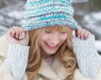 Snow Cap Hat PDF KNITTING PATTERN