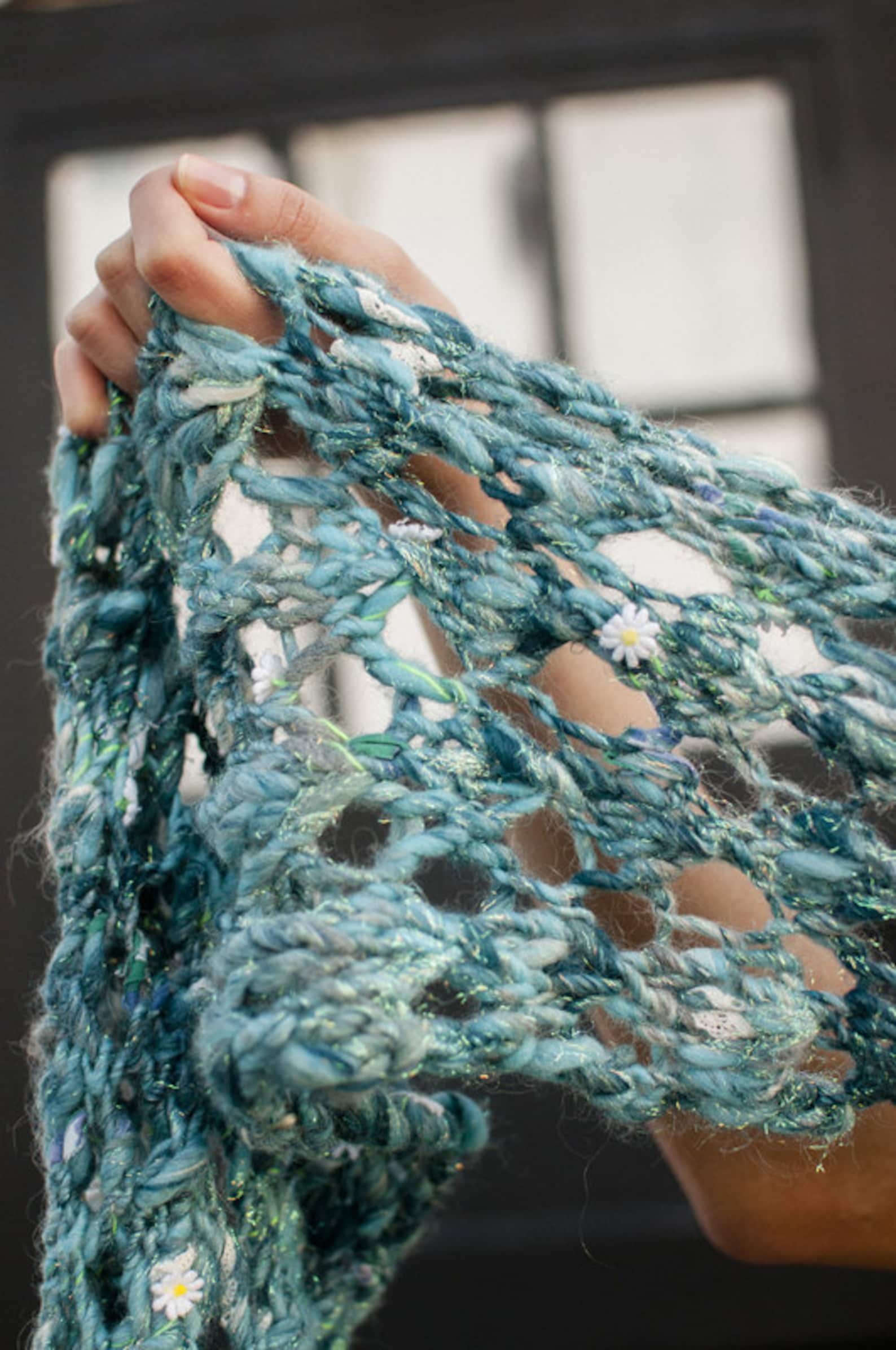 Mermaid Tide Wrap PDF KNITTING PATTERN - Etsy