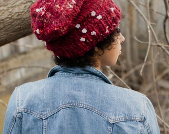 Simply Slouchy Hat PDF KNITTING PATTERN