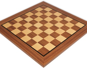 Walnut & Maple Classic Chess Board with 1.5" Squares