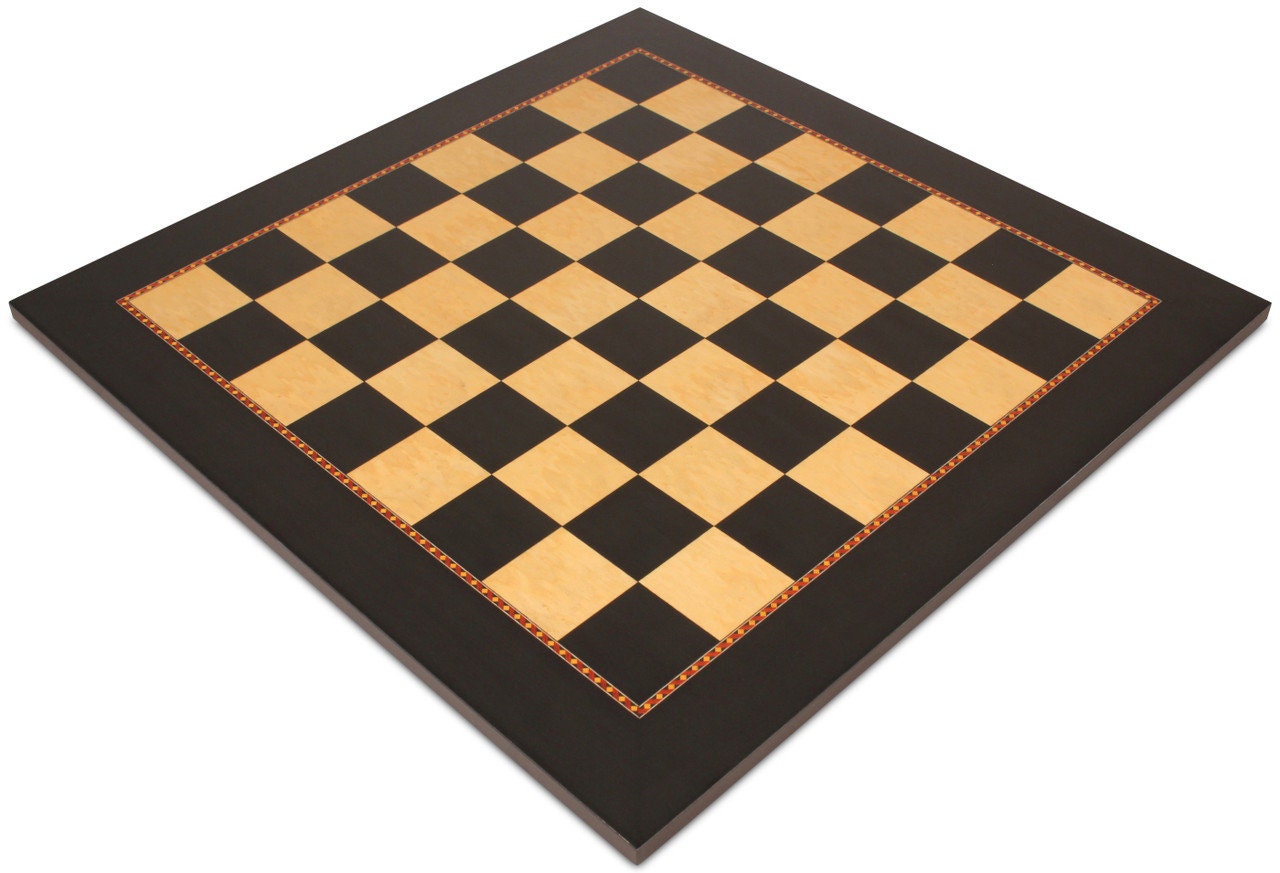 Vintage Arts & Crafts Boho Chic Chess-Checker Board With Storage