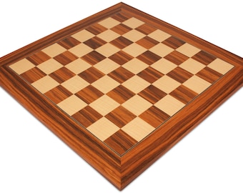 Santos Rosewood & Maple Deluxe Chess Board - 2" Squares