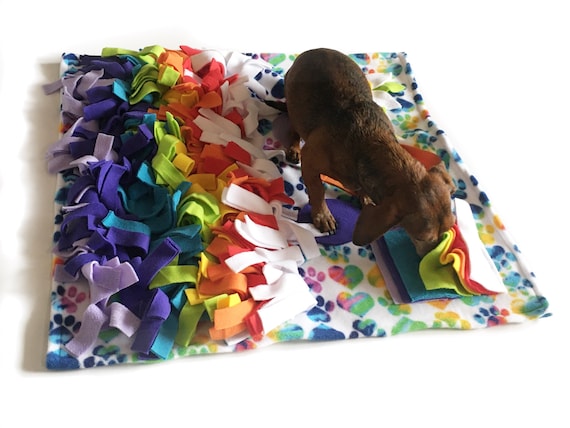 SALE 27 X 27 Magicprincesswhitney Snuffle Pet Mat for Dogs Gift Birthday  Enrichment Activity Treats Toys Beds Rainbow USA Star Wars Beach 