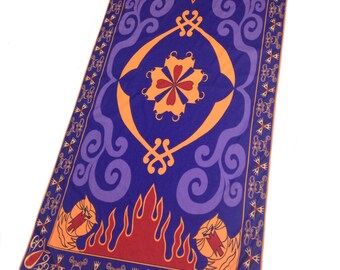 MagicPrincessWhitney Magic Carpet Towel costume Inspired by Aladdin Halloween Costume Christmas