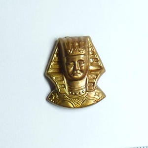 Toetanchamon bedels Egyptische connector hanger Parijse sluiting voor creatie klinknagel oogje met Egyptische stijl poten voor creatie