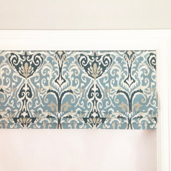 SALE!  Faux Roman Shade.  40" Wide x 17" Long Only.  Lined.  Quick Ship!