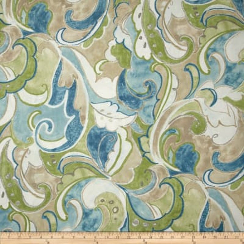 fake SwavelleMill Creek IndoorOutdoor Leena Dew Other colors available. Flat Roman Shade Valance Faux