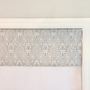 Straight Valance. Premier Prints Dreamscape French Slub Fabric. Custom Sizing Available Up To 50&quot; Wide.