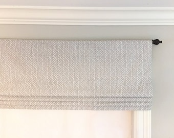 Faux Roman Shade Small Swatch For Color Matching. 3" Premier Prints Riverbed Slub Canvas French Grey.