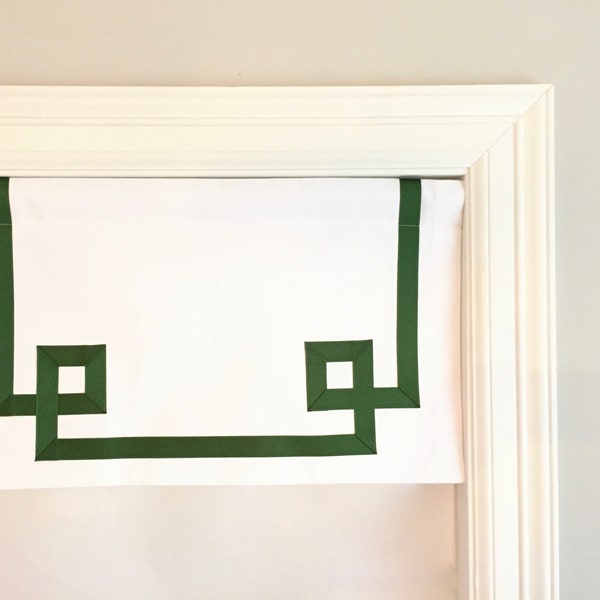 Greek Key Valance Etsy