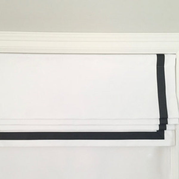 Blackout LINING ONLY For Faux (fake) Flat Roman Shades, Valance.
