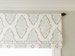 Faux (fake) flat roman shade valance.  Your choice of fabric (up to 10 dollars/yard) included!  Custom Sizing.  Premier Prints Monroe Snowy 