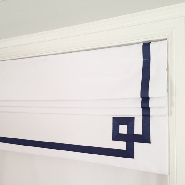 Greek Key Valance Etsy