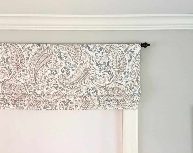 Faux Roman Shade. Custom Dimensions. Premier Prints Shannon Etsy