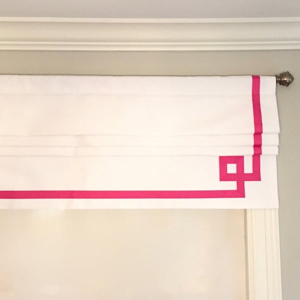 Greek Key Valance Etsy