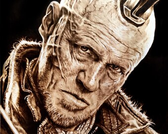 YONDU UDONTA Michael Rooker Guardians of the Galaxy Inspired 8x10 Metal Print