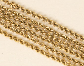 Vintage 9k Chain - Solid Gold Layering Chain