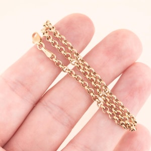 Contemporary 18k Belcher Link Bracelet - 18k Solid Gold Bracelet