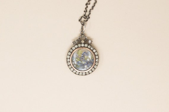 Antique Sterling & 9k Shaker Locket - 1930s Edwar… - image 1