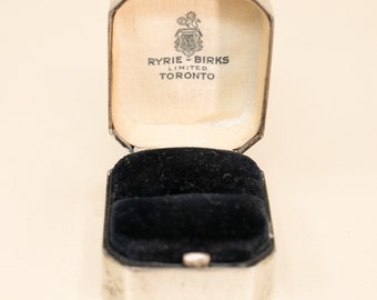 新到着 Sterling Vintage Birks Ring Birks Edwardian 1910s - Box Ring アンティーク雑貨