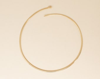 Vintage 14k Omega Chain Necklace -