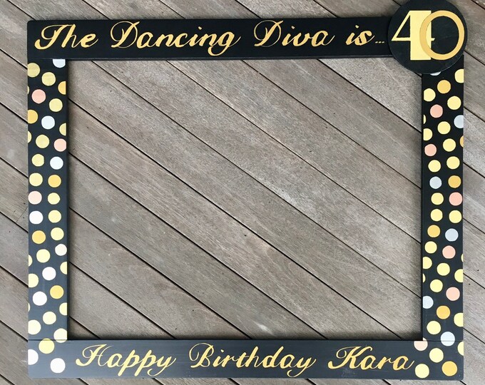 40th Birthday Photo Booth  Pack of 12