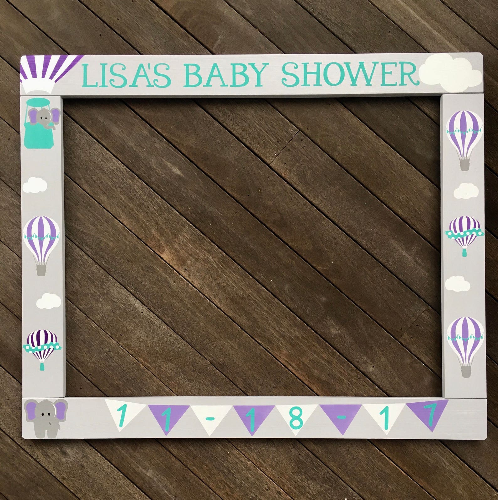 Baby Shower Photo Booth Frame Twins Photobooth Frame Baby Etsy